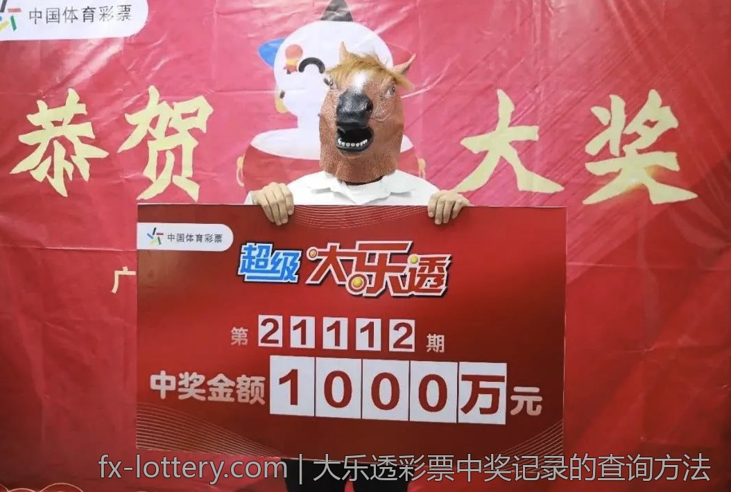大乐透彩票中奖记录的查询方法